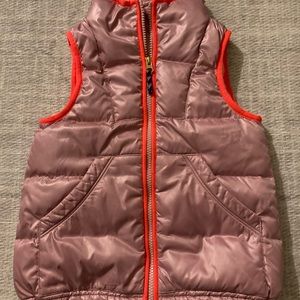 Girl’s Toddler Crewcuts Vest with fleece lining - size 4/5